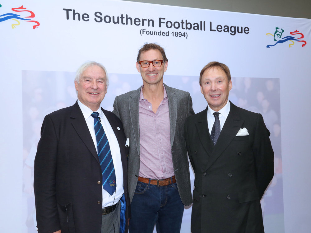Terry Barratt (League Chairman), Tony Adams MBE and Nigel Howe (Chief Executive, Reading FC)