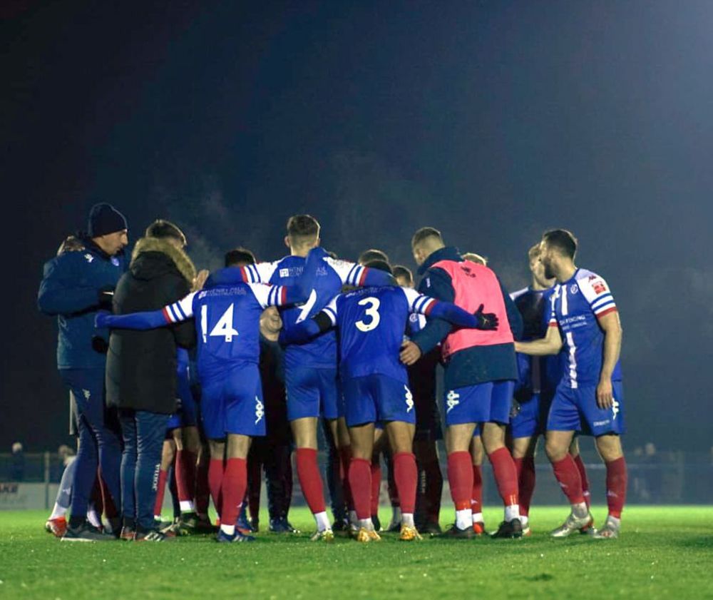 Leiston celebrate their victory