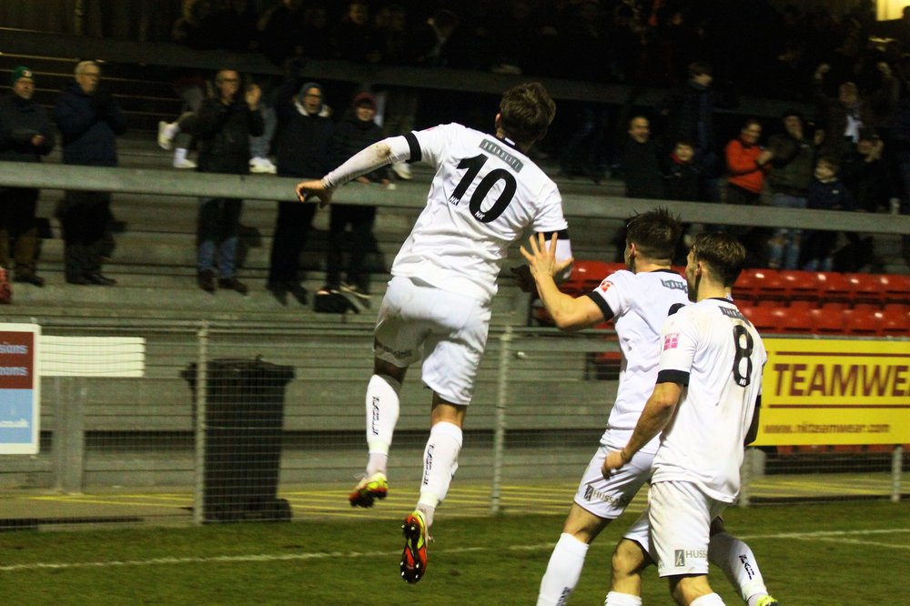 Weston with late winner (Will T Photography)