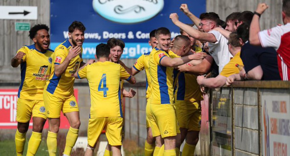 Dorchester score crucial goal (Photo: Dorchester Town FC)
