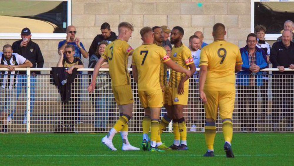 New boys Basford score (Photo: Mick Gretton)