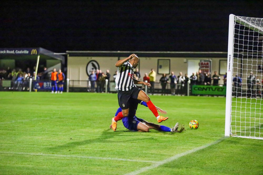 Chris Simpson captures action from Coalville v Ilkeston