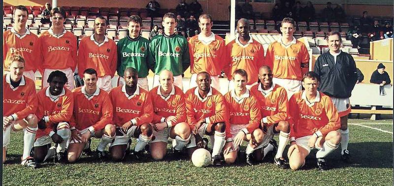  Bilston back row, left to right: Scott Voice, Gavin Stone, Leon Jackson, Paul Hayward, Richard Williams, Lee Hughes, JOE JACKSON (player/manager), Mark Clifton, Tommy Stokes (ass/man). Front: Matthew Southwick, Henry Wright, Kris Sage, Gary Osbourne, Jason Rhodes, Danny Williams, Stuart Leading, Anthony Robinson, Lee Rollinson.