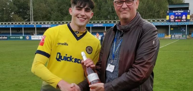 Elis Watts named man of the match on debut