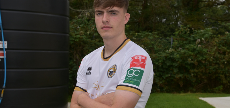 Ellis Johnson pictured during his loan spell with Truro