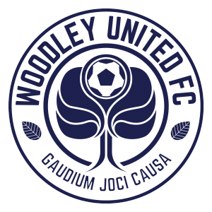 Woodley United&rsquo;s club badge