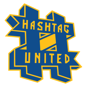 Hashtag United’s club badge